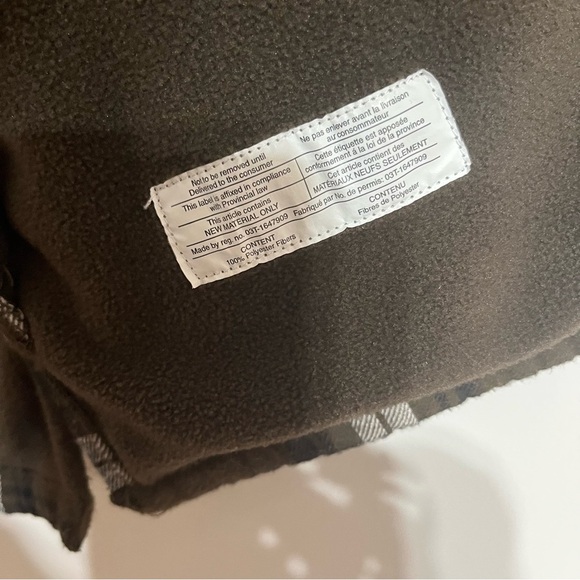 Red Head Sherpa Lined Shacket Jacket Men's Medium Plaid Button Up Jacket Brown - Picture 4 of 8